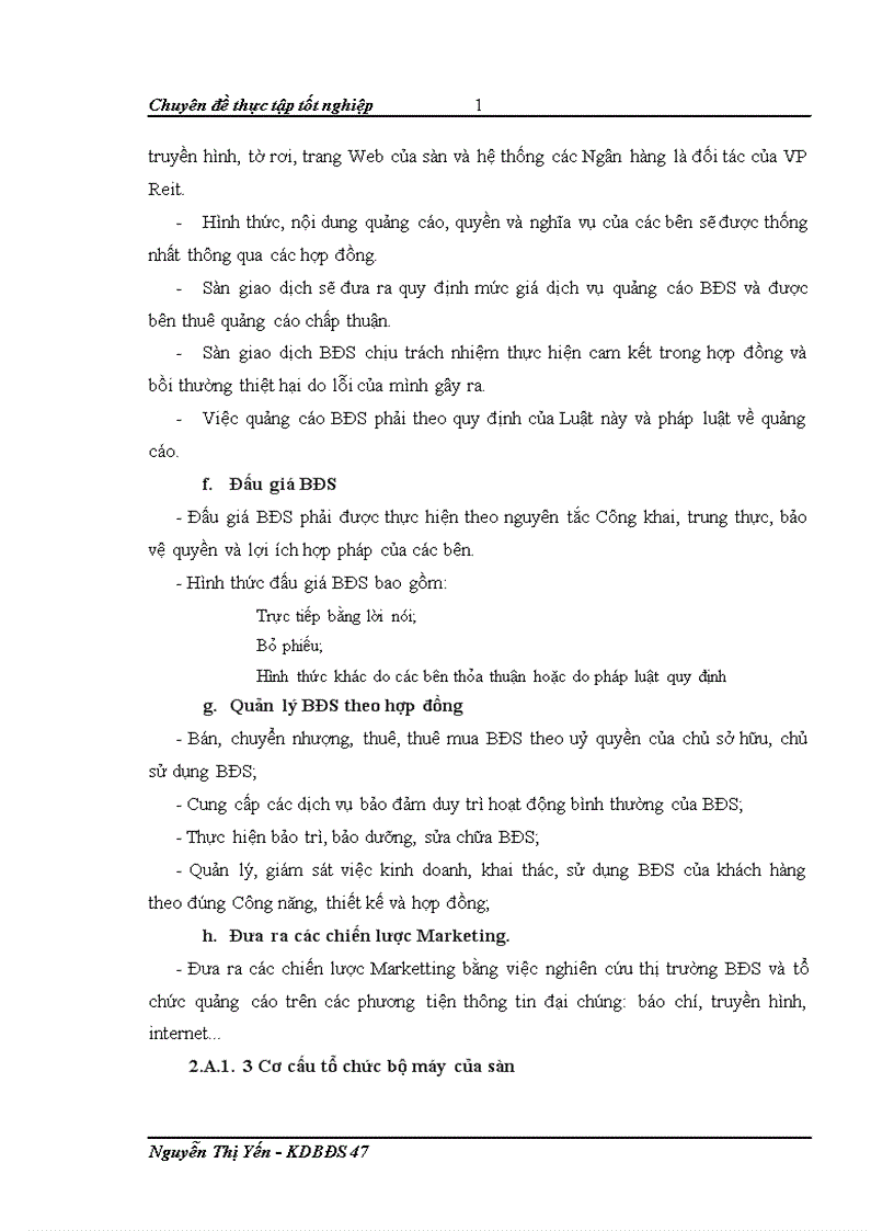 image for page Nâng cao tính chuyên nghiệp trong hoạt động môi giới bất động sản tại Công ty cổ phần sàn giao dịch bất động sản Việt Nam 1