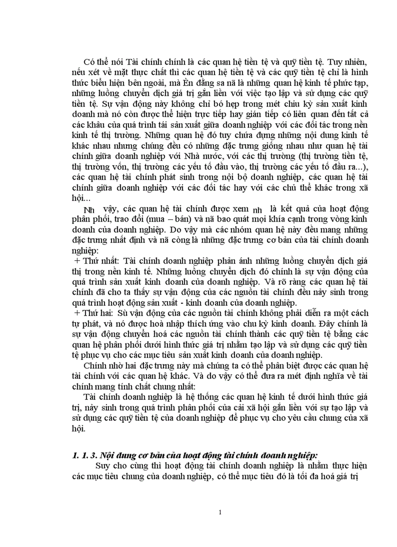 image for page Báo cáo tài chính với việc phân tích tình hình tài chính của doanh nghiệp 1
