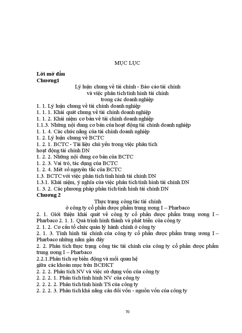 image for page Báo cáo tài chính với việc phân tích tình hình tài chính của doanh nghiệp 1