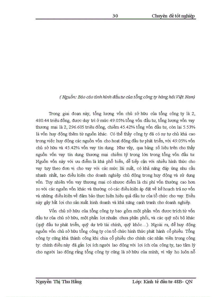 image for page Một số giải pháp huy động và nâng cao hiệu quả sử dụng vốn đầu tư tại Tổng Công ty Hàng hải Việt Nam