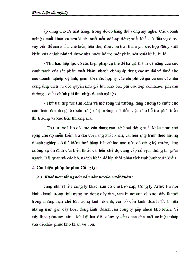 image for page Một số biện pháp nhằm nâng cao hiệu quả hoạt động kinh doanh xuất khẩu hàng thủ công mỹ nghệ ở Công ty Artex Hà nội