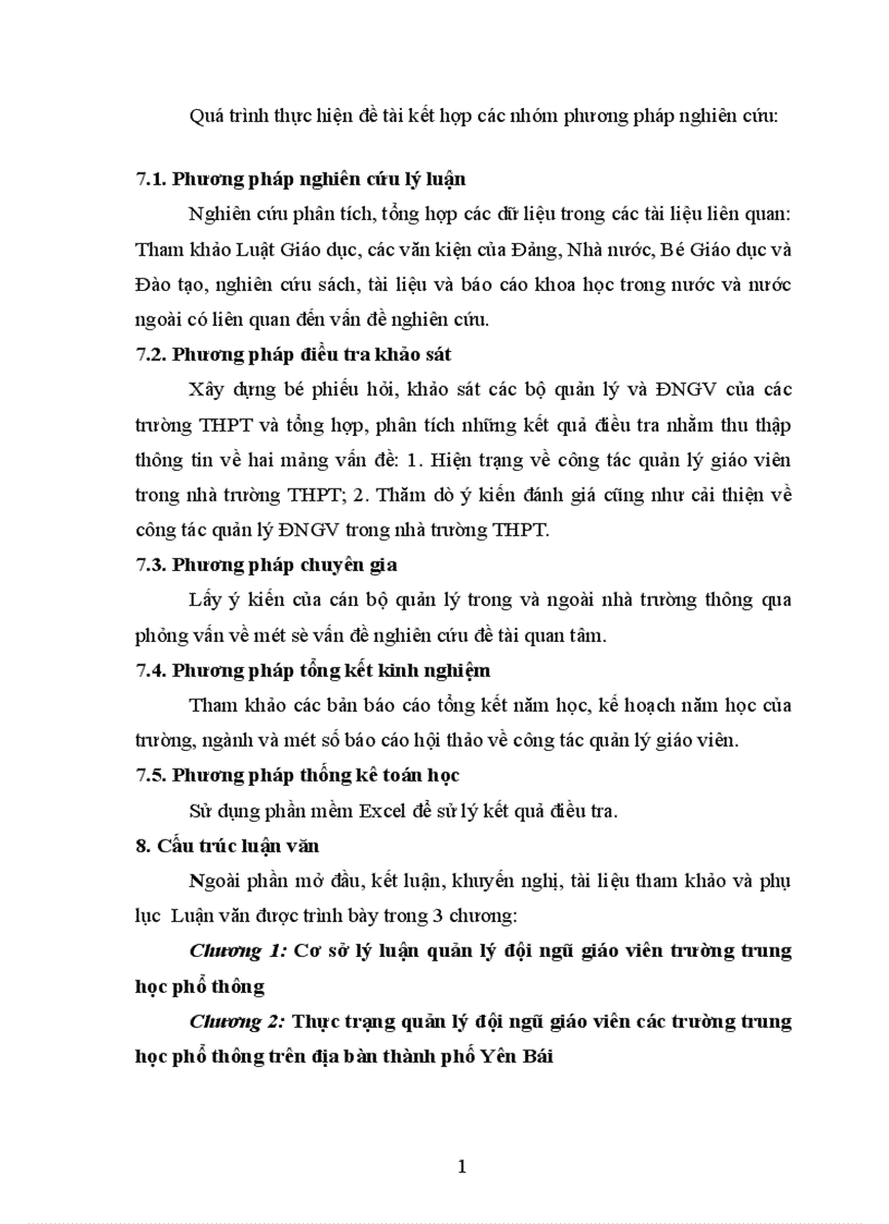 image for page Các biện pháp quản lý ĐNGV các trường THPT thành phố Yên Bái trong giai đoạn hiện nay 1