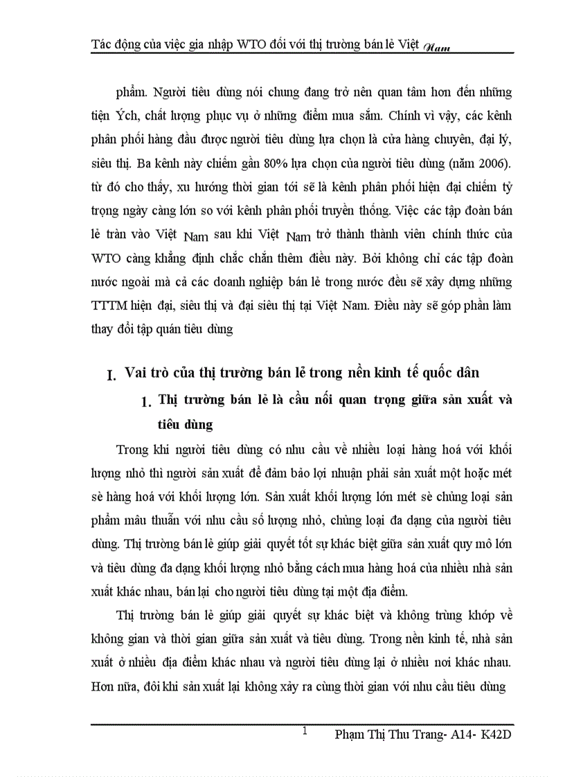 image for page Tác động của việc gia nhập WTO đối với thị trường bán lẻ Việt Nam