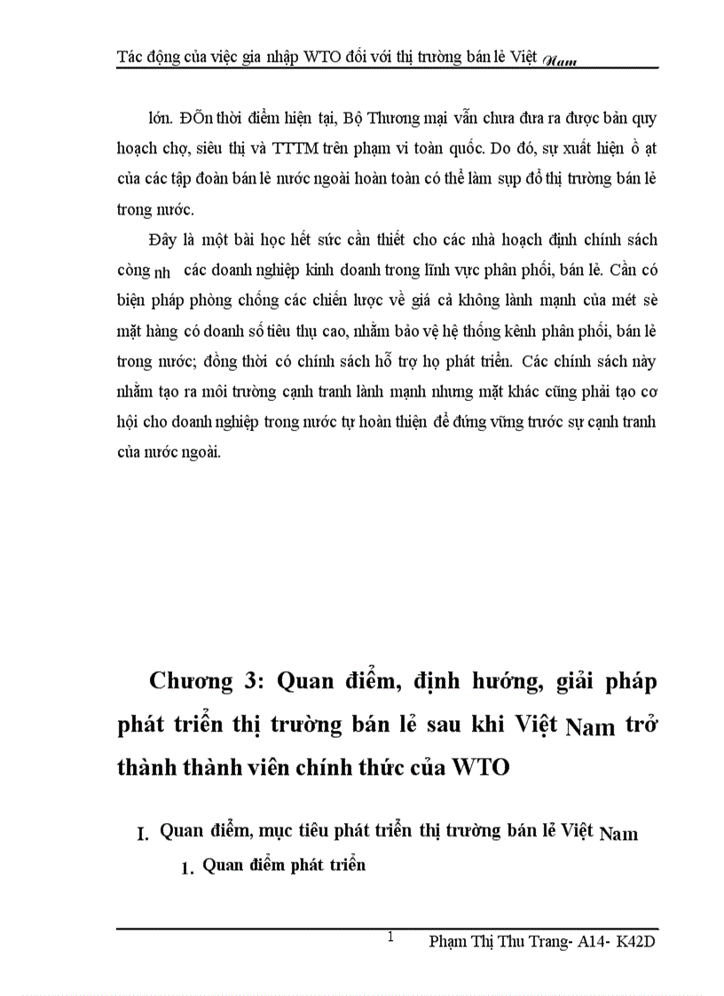 image for page Tác động của việc gia nhập WTO đối với thị trường bán lẻ Việt Nam