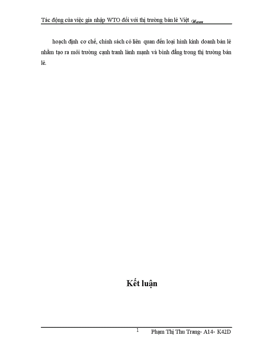 image for page Tác động của việc gia nhập WTO đối với thị trường bán lẻ Việt Nam