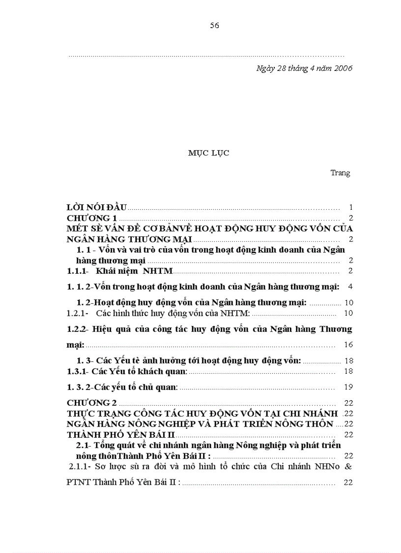 image for page Một số giải pháp nhằm nâng cao hiệu quả hoạt động huy động vốn tại Ngân hàng Nông nghiệp và Phát triển nông thôn Thành phố Yên Bái II 1