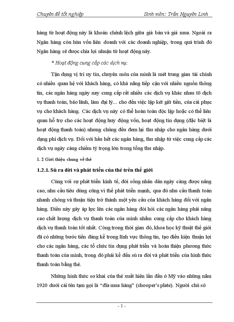 image for page Phát triển hoạt động thanh toán thẻ tại Ngân hàng Ngoại thương Hà Nội 1