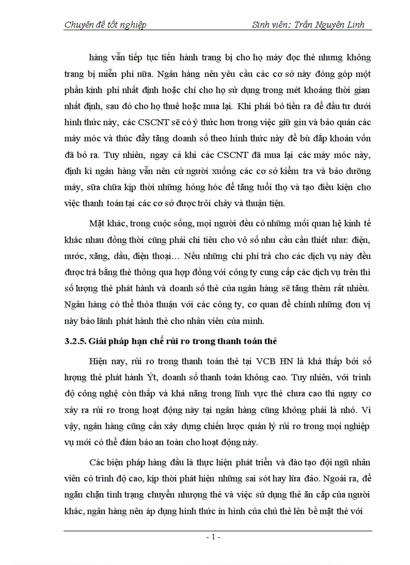 image for page Phát triển hoạt động thanh toán thẻ tại Ngân hàng Ngoại thương Hà Nội 1