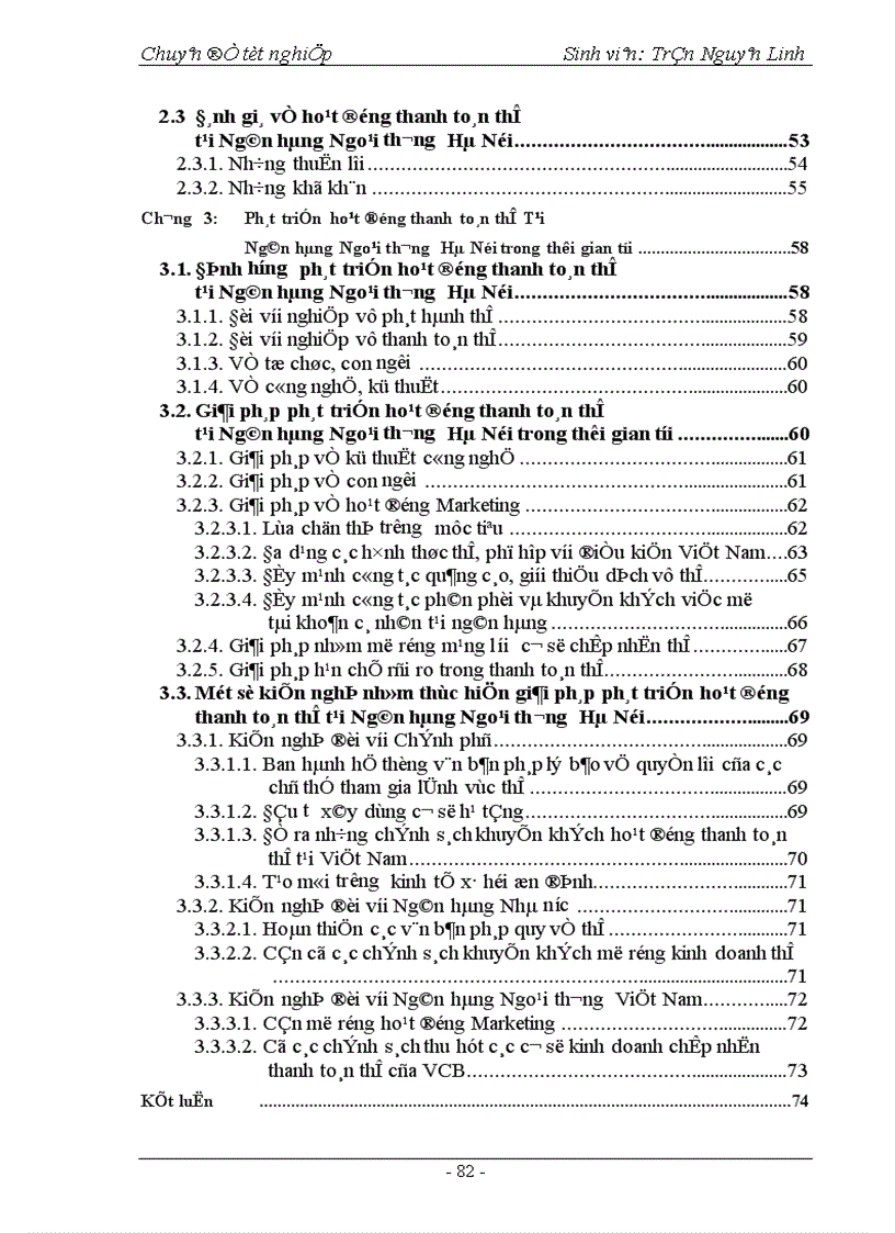 image for page Phát triển hoạt động thanh toán thẻ tại Ngân hàng Ngoại thương Hà Nội 1