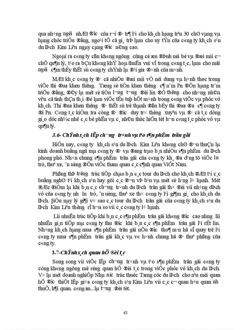 image for page Marketing mix tại công ty khách sạn du lịch KIm Liên