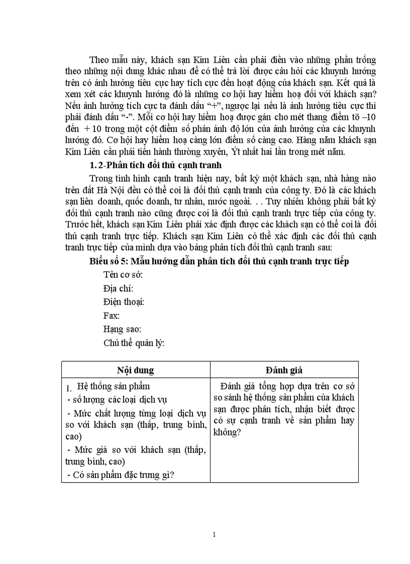 image for page Marketing mix tại công ty khách sạn du lịch KIm Liên