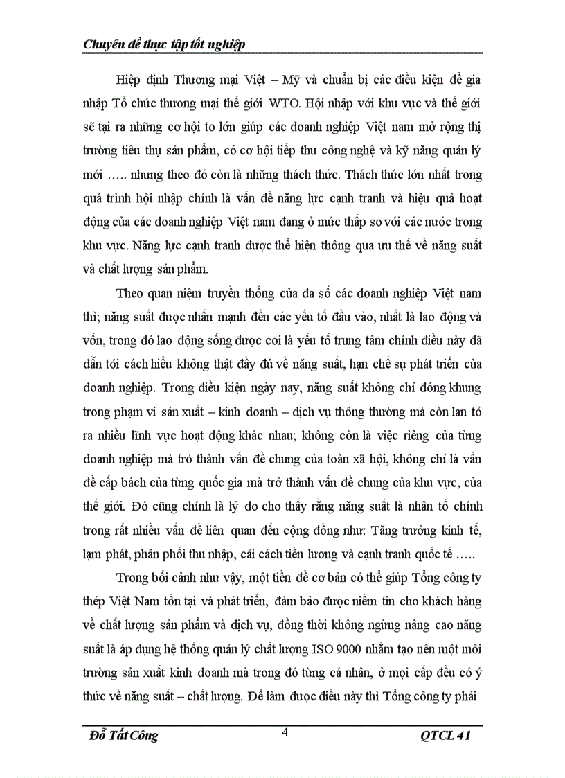 image for page hệ thống quản lý chất lượng ISO 9000 công cụ để nâng cao năng suất của Tổng công ty thép Việt Nam