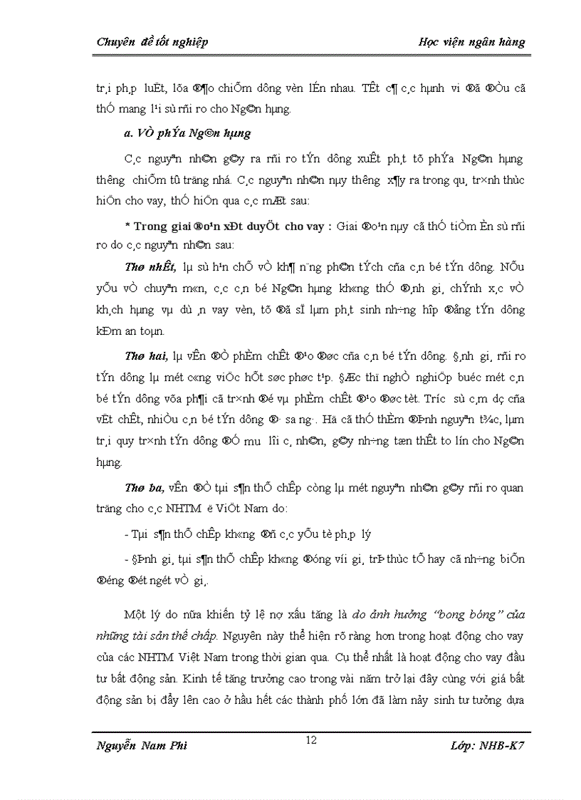 image for page Giải pháp phòng ngừa và hạn chế rủi ro tín dụng tạí Sở giao dịch NHNT Việt Nam 1