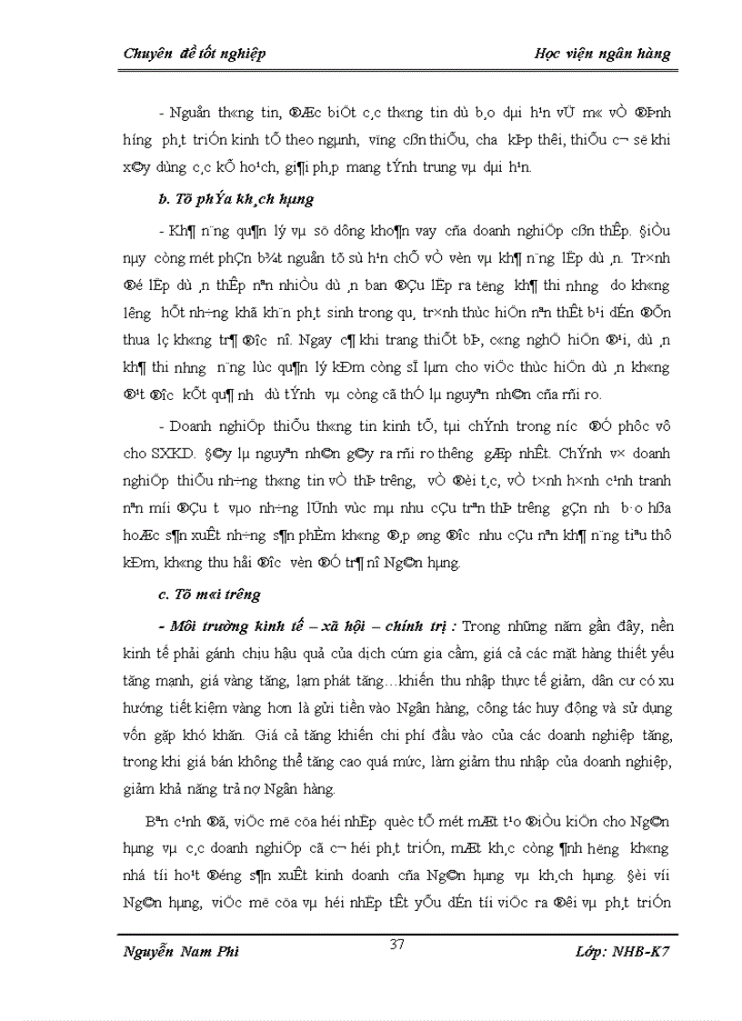 image for page Giải pháp phòng ngừa và hạn chế rủi ro tín dụng tạí Sở giao dịch NHNT Việt Nam 1