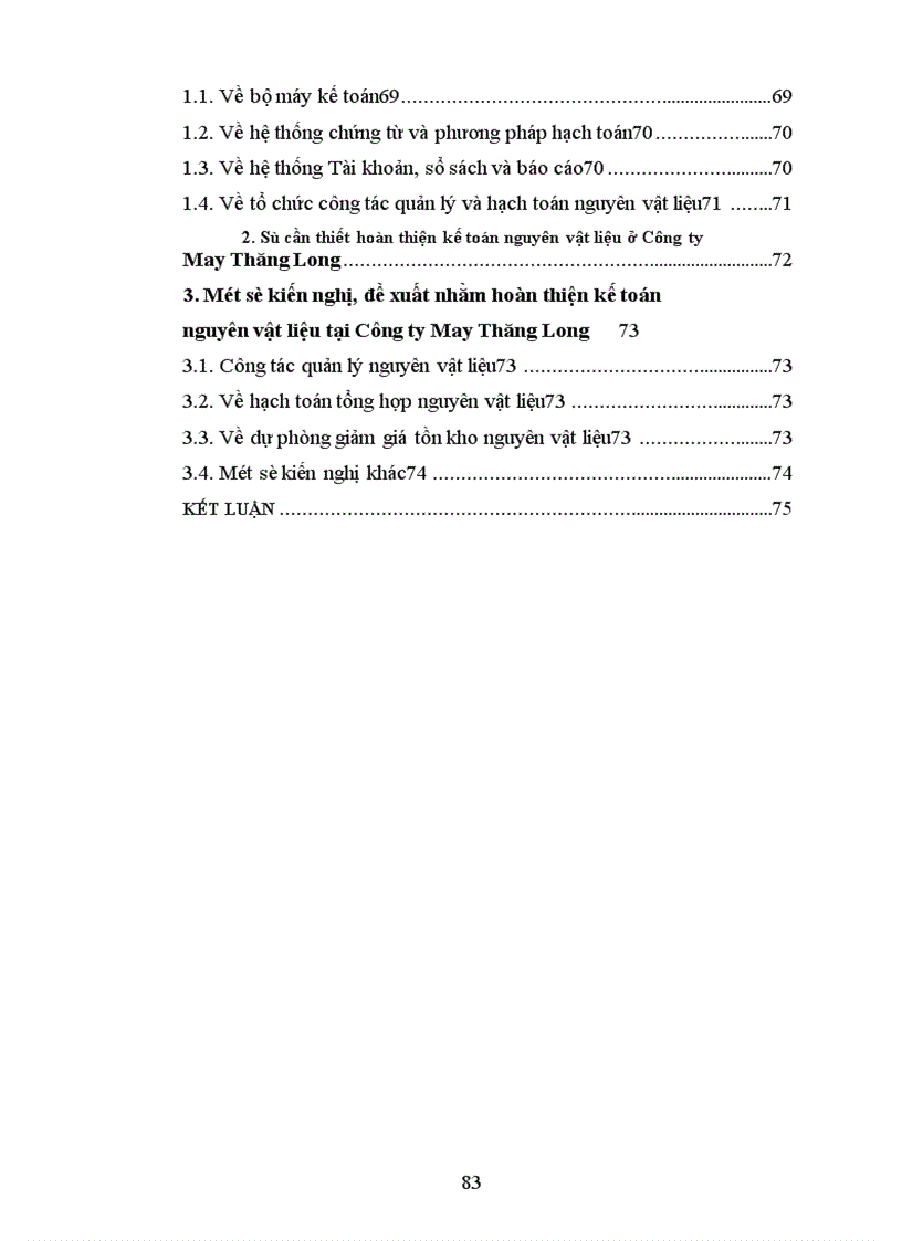 image for page Tổ chức kế toán nguyên vật liệu ở Công ty May Thăng Long 1