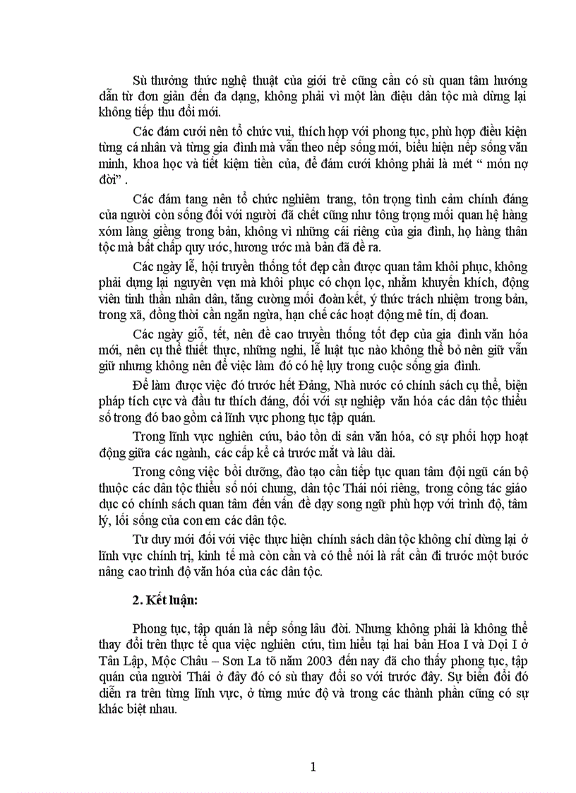 image for page Những biến đổi về phong tục tập quán của dân tộc Thái ở bản Hoa I và bản Dọi I xã Tân Lập huyện Mộc Châu tỉnh Sơn La từ khi thực hiện dự án tái định cư Thủy điện Sơn La năm 2003 đến nay