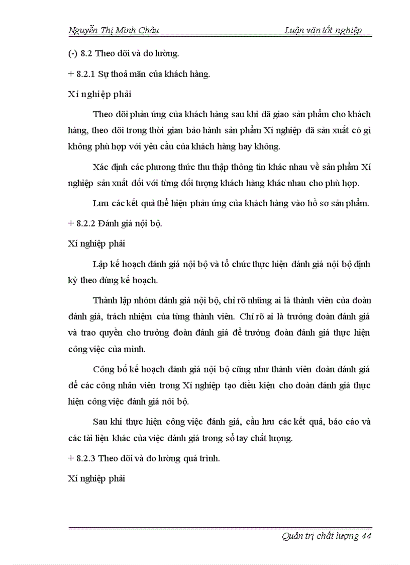 image for page Lập kế hoạch áp dụng hệ thống quản lý chất lượng ISO 9001 2000 tại Xí nghiệp cơ khí Long Quân 1