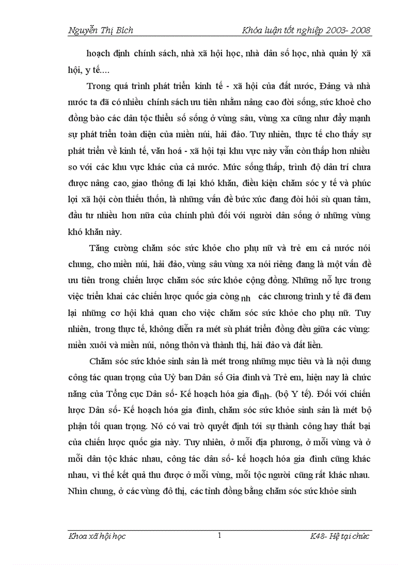 image for page Thực trạng chăm sóc sức khỏe sinh sản của phụ nữ huyện đảo Bạch Long Vỹ Hải Phòng 1