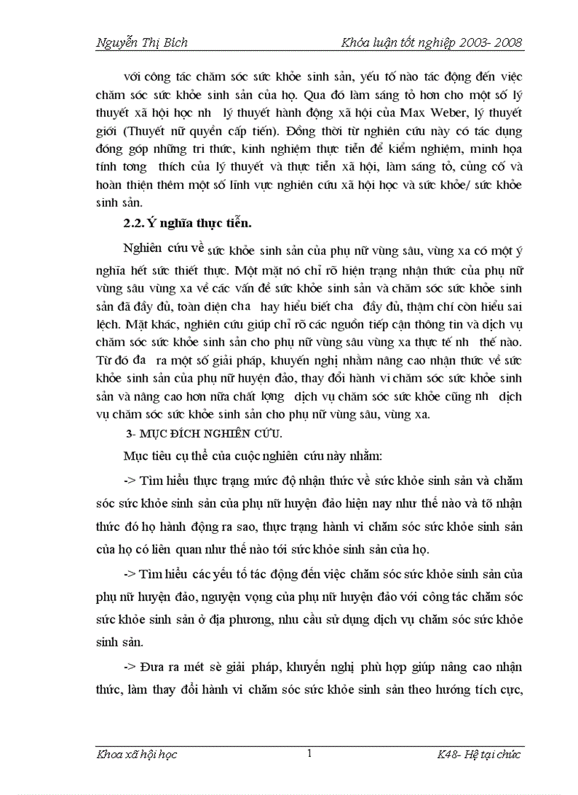 image for page Thực trạng chăm sóc sức khỏe sinh sản của phụ nữ huyện đảo Bạch Long Vỹ Hải Phòng 1