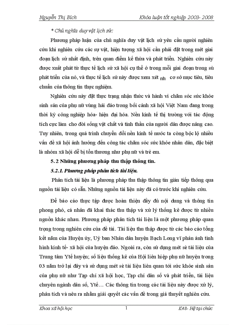 image for page Thực trạng chăm sóc sức khỏe sinh sản của phụ nữ huyện đảo Bạch Long Vỹ Hải Phòng 1