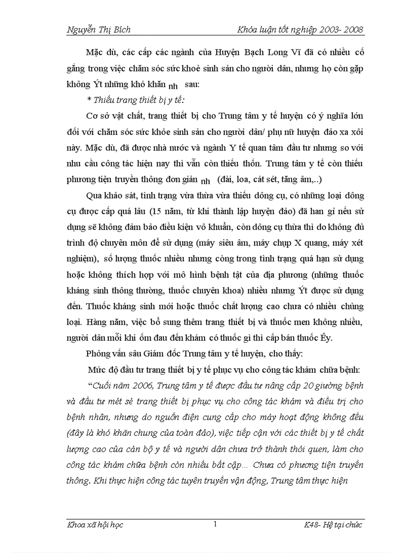 image for page Thực trạng chăm sóc sức khỏe sinh sản của phụ nữ huyện đảo Bạch Long Vỹ Hải Phòng 1