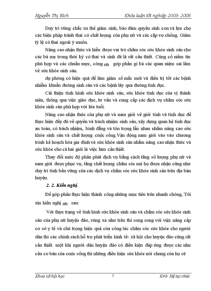 image for page Thực trạng chăm sóc sức khỏe sinh sản của phụ nữ huyện đảo Bạch Long Vỹ Hải Phòng 1