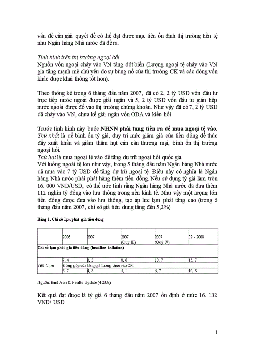image for page Đánh giá sự tác động của NHTW tới thị trường tiền tệ trong các năm 2007 2008 2009