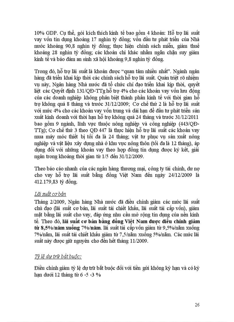 image for page Đánh giá sự tác động của NHTW tới thị trường tiền tệ trong các năm 2007 2008 2009