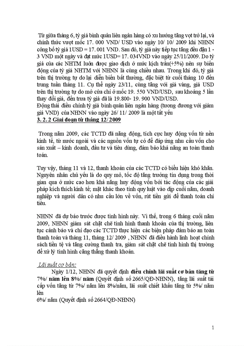image for page Đánh giá sự tác động của NHTW tới thị trường tiền tệ trong các năm 2007 2008 2009