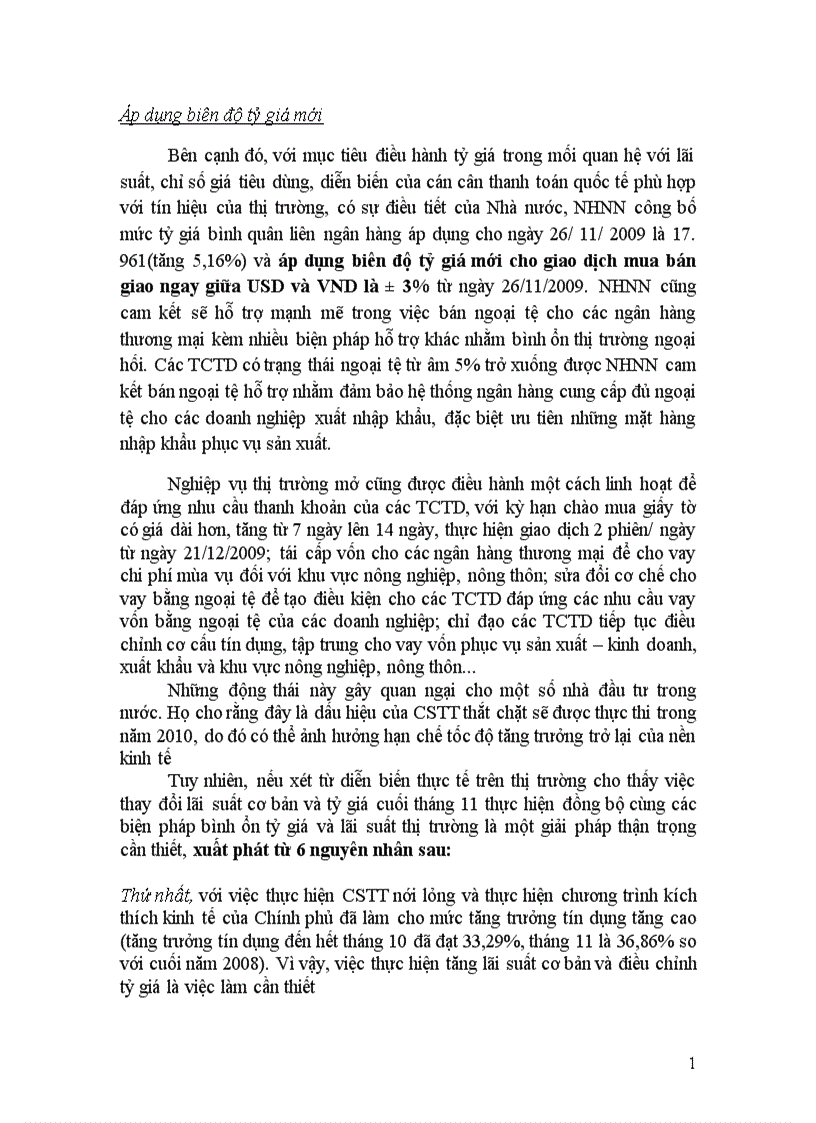 image for page Đánh giá sự tác động của NHTW tới thị trường tiền tệ trong các năm 2007 2008 2009