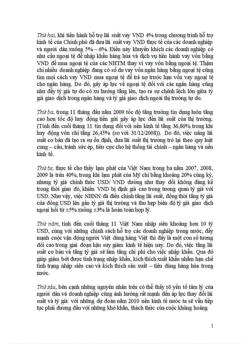 image for page Đánh giá sự tác động của NHTW tới thị trường tiền tệ trong các năm 2007 2008 2009
