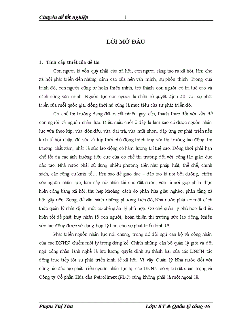image for page Một số giải pháp hoàn thiện Quản lý Nhà nước đối với công tác đào tạo phát triển nguồn nhân lực tại Công ty Cổ phần Hóa dầu Petrolimex 1