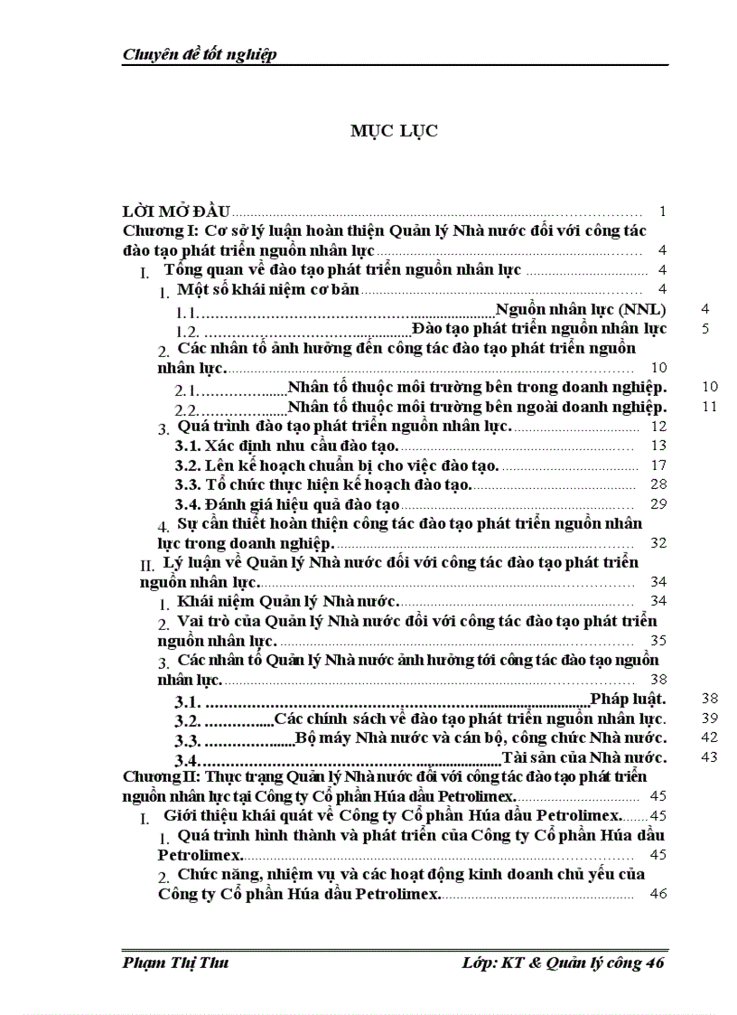 image for page Một số giải pháp hoàn thiện Quản lý Nhà nước đối với công tác đào tạo phát triển nguồn nhân lực tại Công ty Cổ phần Hóa dầu Petrolimex 1
