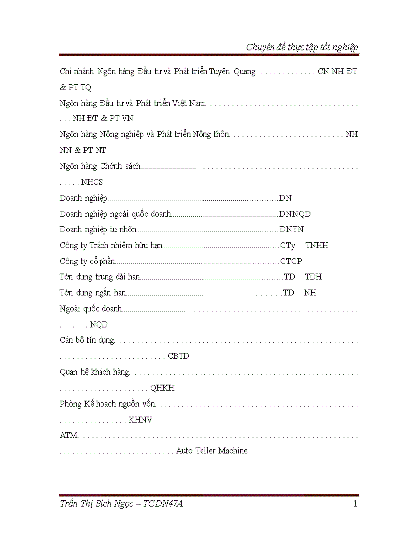 image for page Mở rộng hoạt động tín dụng đối với doanh nghiệp ngoài quốc doanh tại Chi nhánh Ngân hàng Đầu tư và Phát triển Tuyên Quang 1