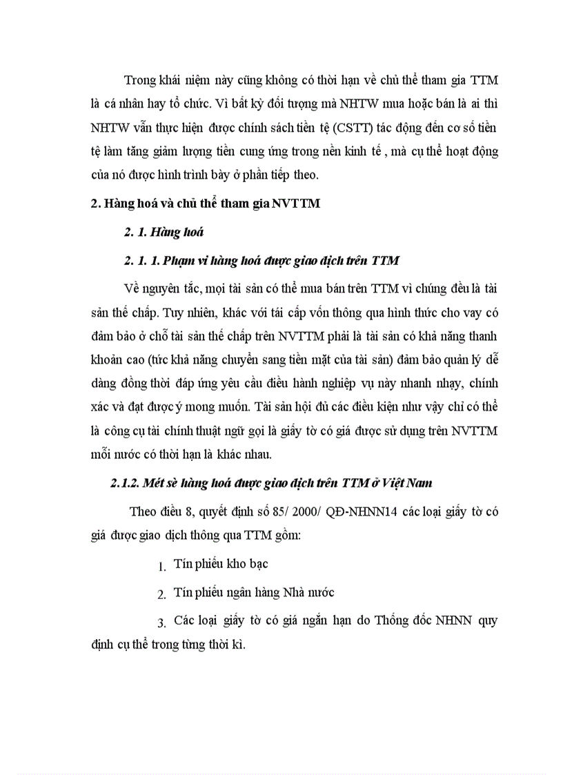 image for page thực trạng hoạt động thị trường mở ở Việt Nam hiện nay