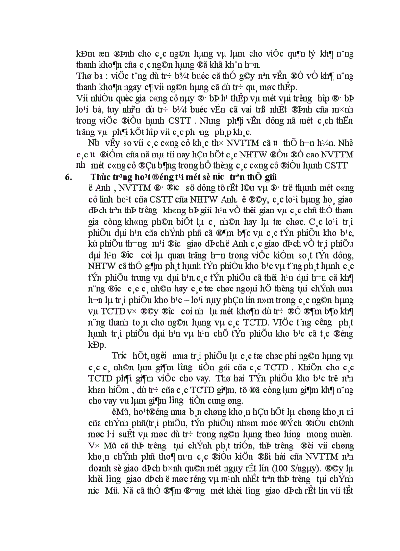 image for page thực trạng hoạt động thị trường mở ở Việt Nam hiện nay