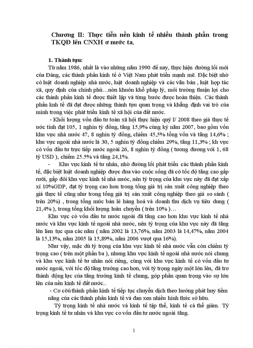 image for page Thực tiễn nền kinh tế nhiều thành phần trong TKQĐ