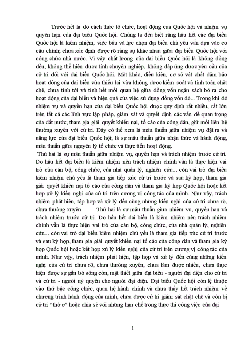 image for page Đại biểu Quốc hội Địa vị pháp lý các mối quan hệ và hiệu quả hoạt động