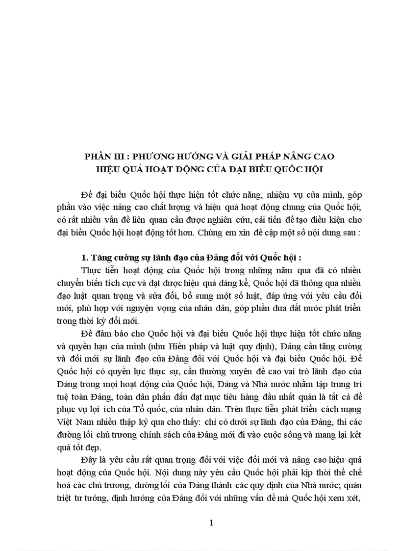 image for page Đại biểu Quốc hội Địa vị pháp lý các mối quan hệ và hiệu quả hoạt động