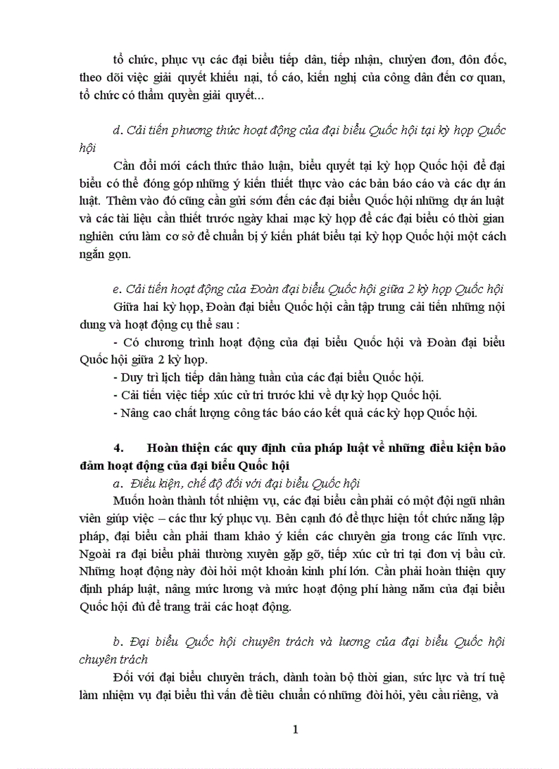 image for page Đại biểu Quốc hội Địa vị pháp lý các mối quan hệ và hiệu quả hoạt động