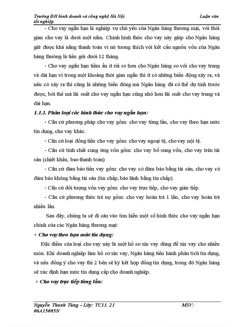 image for page Giải pháp nâng cao chất lượng cho vay ngắn hạn tại Ngân hàng Nông nghiệp và Phát triển nông thôn chi nhánh Đông Hà Nội 1