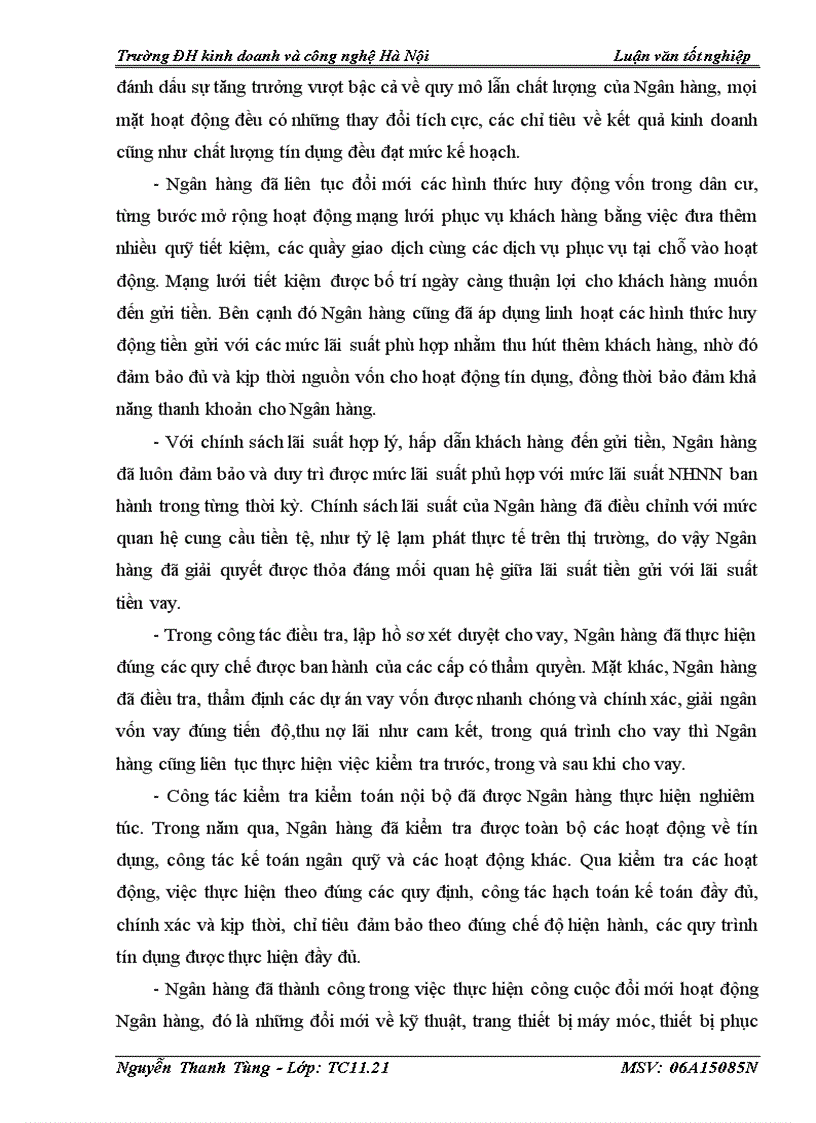 image for page Giải pháp nâng cao chất lượng cho vay ngắn hạn tại Ngân hàng Nông nghiệp và Phát triển nông thôn chi nhánh Đông Hà Nội 1