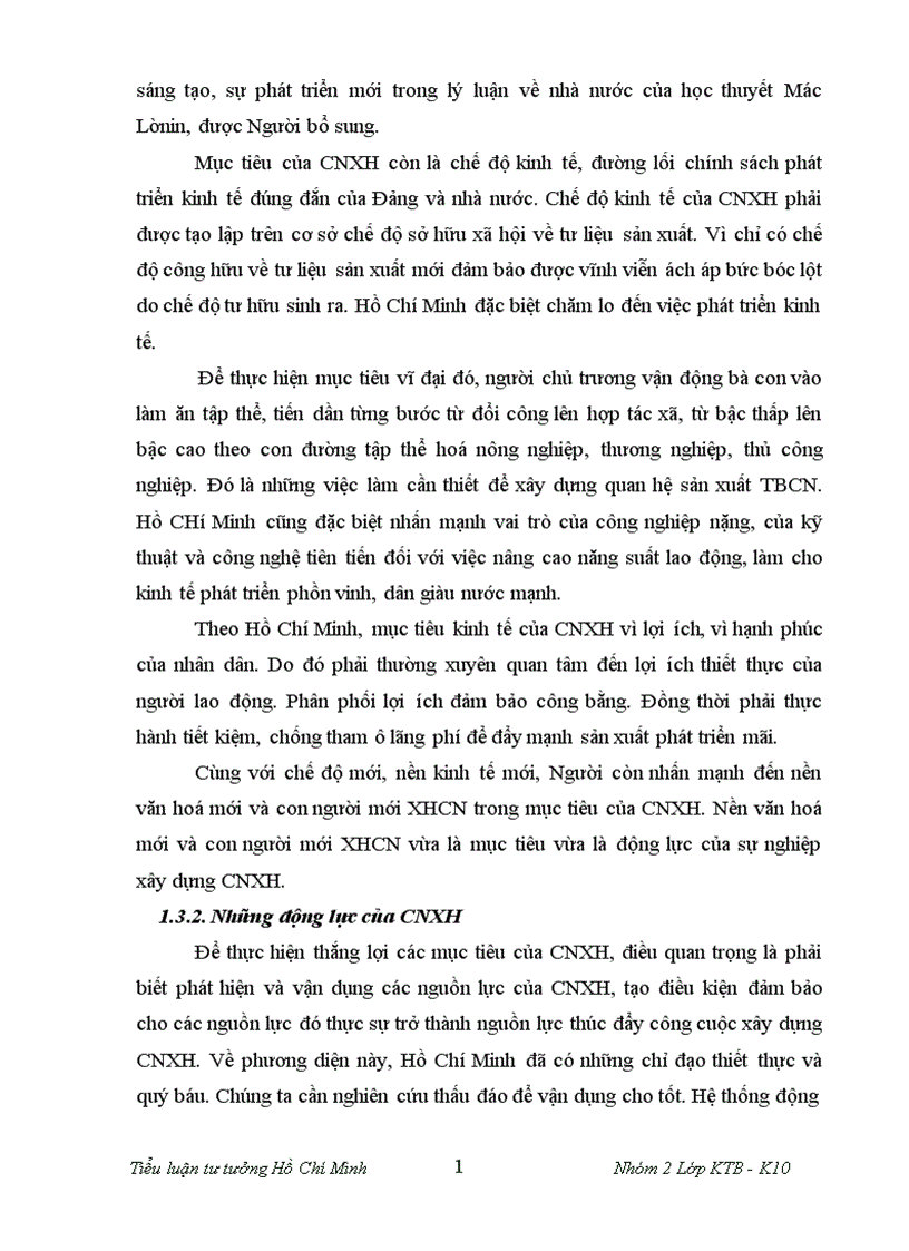 image for page Quan điểm về những đặc trưng bản chất về bước đi và biện pháp xây dựng CNXH của Hồ Chí Minh Sự vận dụng của ĐCS Việt Nam vào công cuộc đổi mới hiện nay