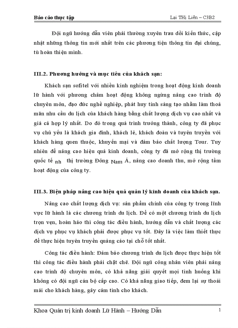 image for page hoạt động kinh doanh lữ hành của khách sạn sofitel plaza hà nội