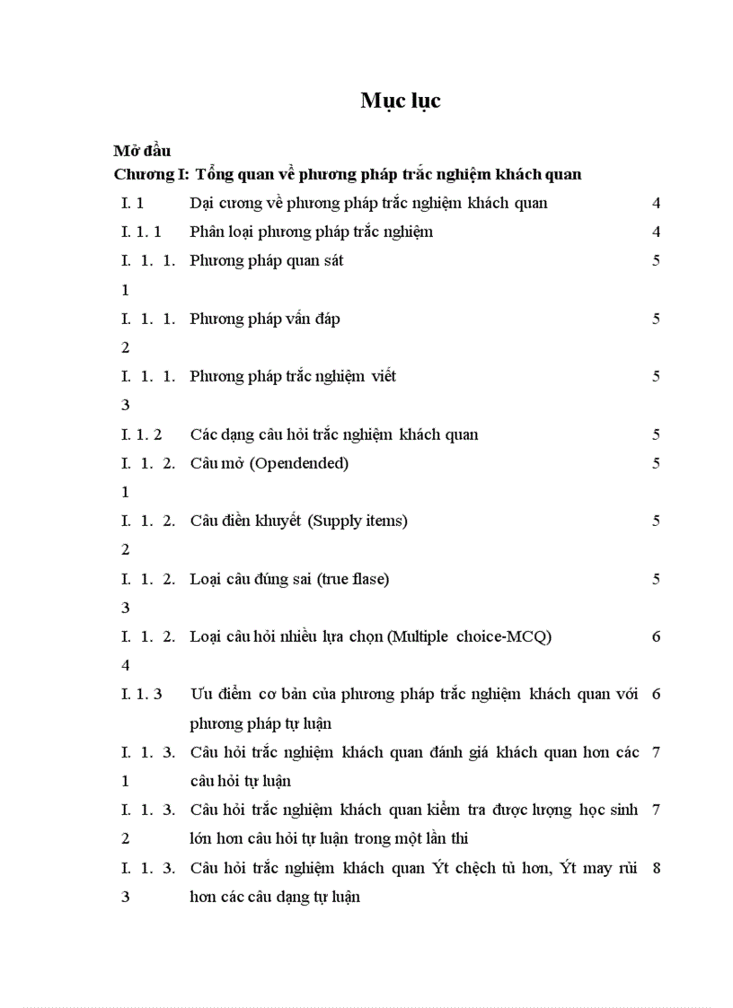 image for page Bước xây dựng bài kiểm tra bằng trắc nghiệm khách quan