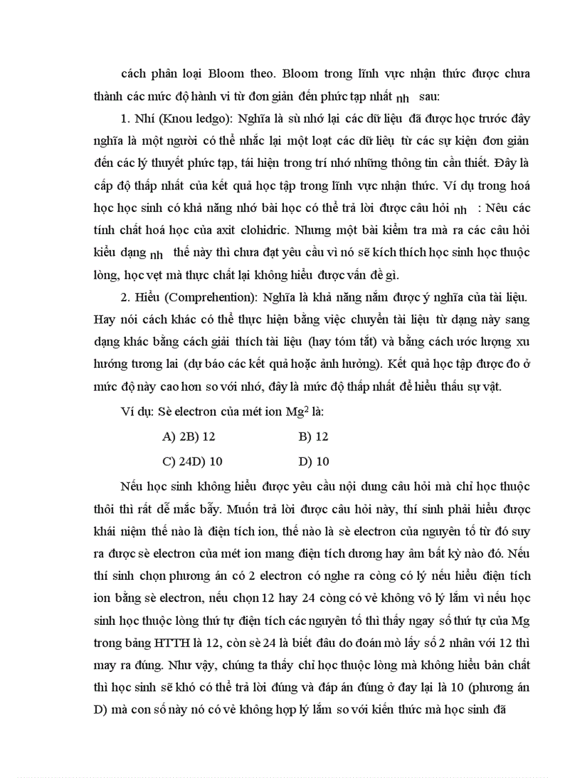 image for page Bước xây dựng bài kiểm tra bằng trắc nghiệm khách quan