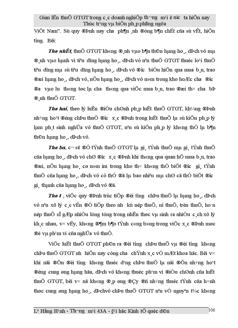 image for page Gian lận thuế GTGT trong các doanh nghiệp thương mại ở Việt Nam hiện nay và biện pháp phòng ngừa