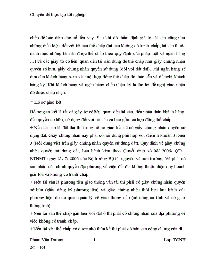 image for page Giải pháp nhằm nâng cao hiệu quả bảo đảm tiền vay bằng thế chấp tài sản trong hoạt động tín dụng tại NHTMCP Hàng Hải 1
