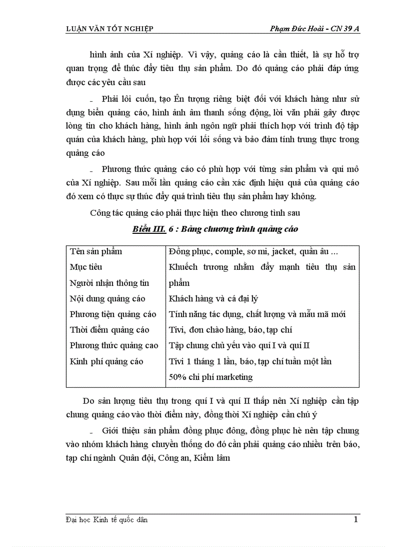 image for page Một số biện pháp cơ bản nhằm duy trì và mở rộng thị trường tiêu thụ sản phẩm tại Xí nghiệp may đo X19 thuộc Công ty 247 bộ quốc phòng 1