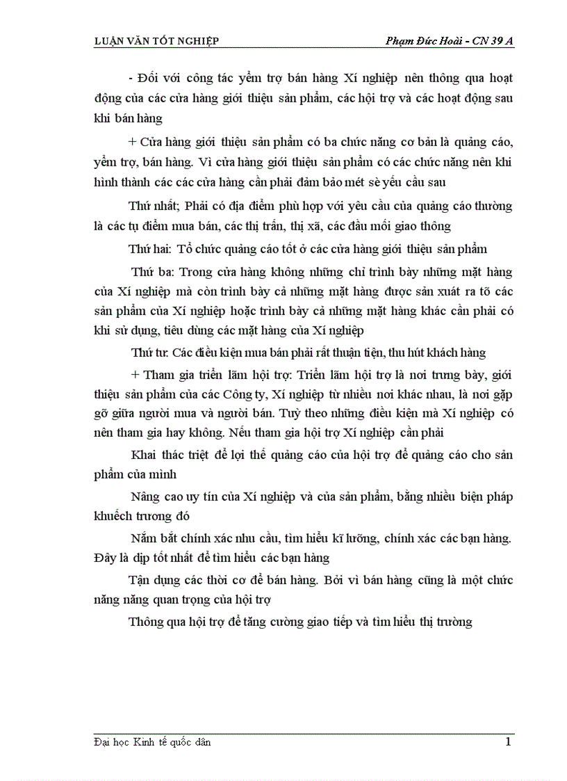 image for page Một số biện pháp cơ bản nhằm duy trì và mở rộng thị trường tiêu thụ sản phẩm tại Xí nghiệp may đo X19 thuộc Công ty 247 bộ quốc phòng 1